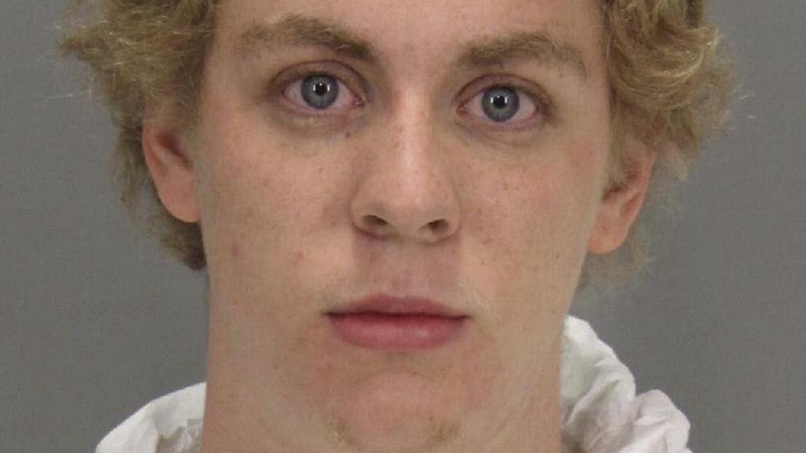 Brock Turner’s January 2015 booking photo released by the Santa Clara County Sheriff's Office. The former Stanford University swimmer is scheduled to be released from jail on Friday.