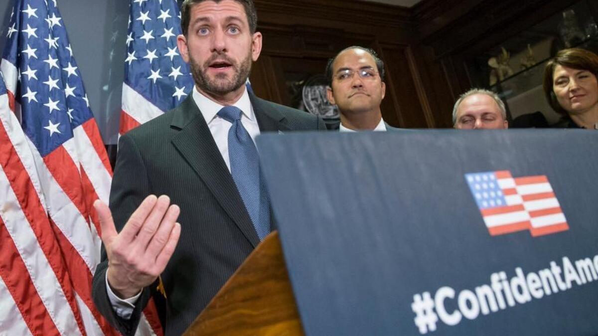 House Speaker Paul Ryan said Tuesday that Republican presidential candidate Donald Trump’s idea to ban Muslims from entering the U.S. is “not what this party stands for and more importantly it's not what this country stands for.”