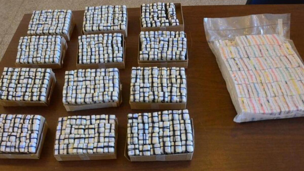 Some 19,000 bags of heroin, worth about $100,000, were confiscated in Hazleton, Pa., during a traffic stop by police. Addiction to heroin, along with prescription opioids, has become an nationwide epidemic.