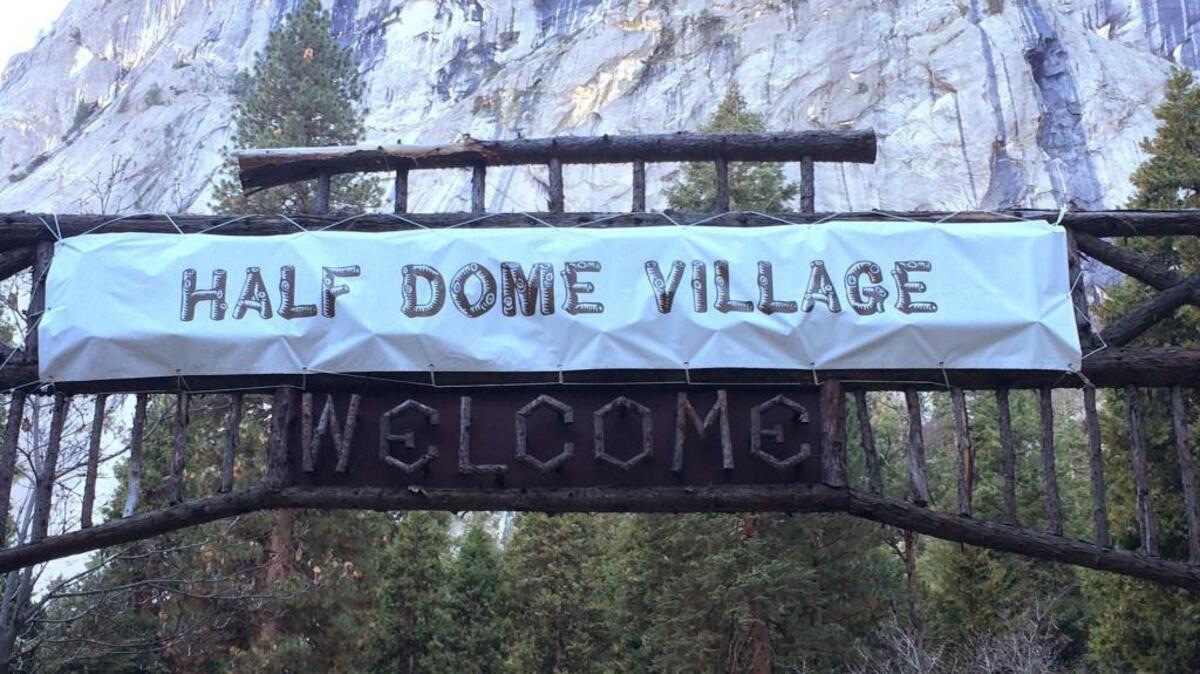 President Barack Obama and his family will visit “Half Dome Village,” not Curry Village, during their visit to Yosemite National Park.