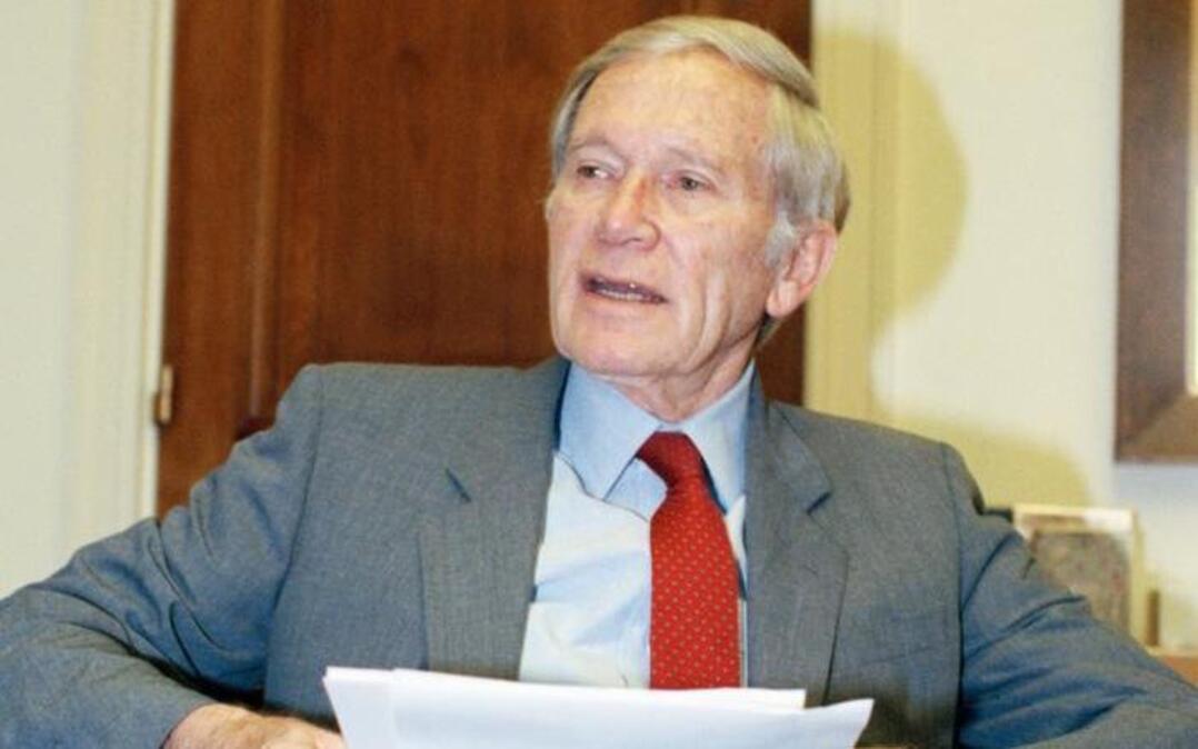 
Don Edwards, shown in 1990 while still in Congress, died last week at age 100.
