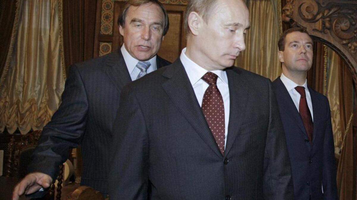 Russian cellist and House of Music Director Sergei Roldugin, left, was named in a sweeping investigation into the offshore financial dealings that implicated a number of people who are believed to be Russian President Vladamir Putin’s close friends.