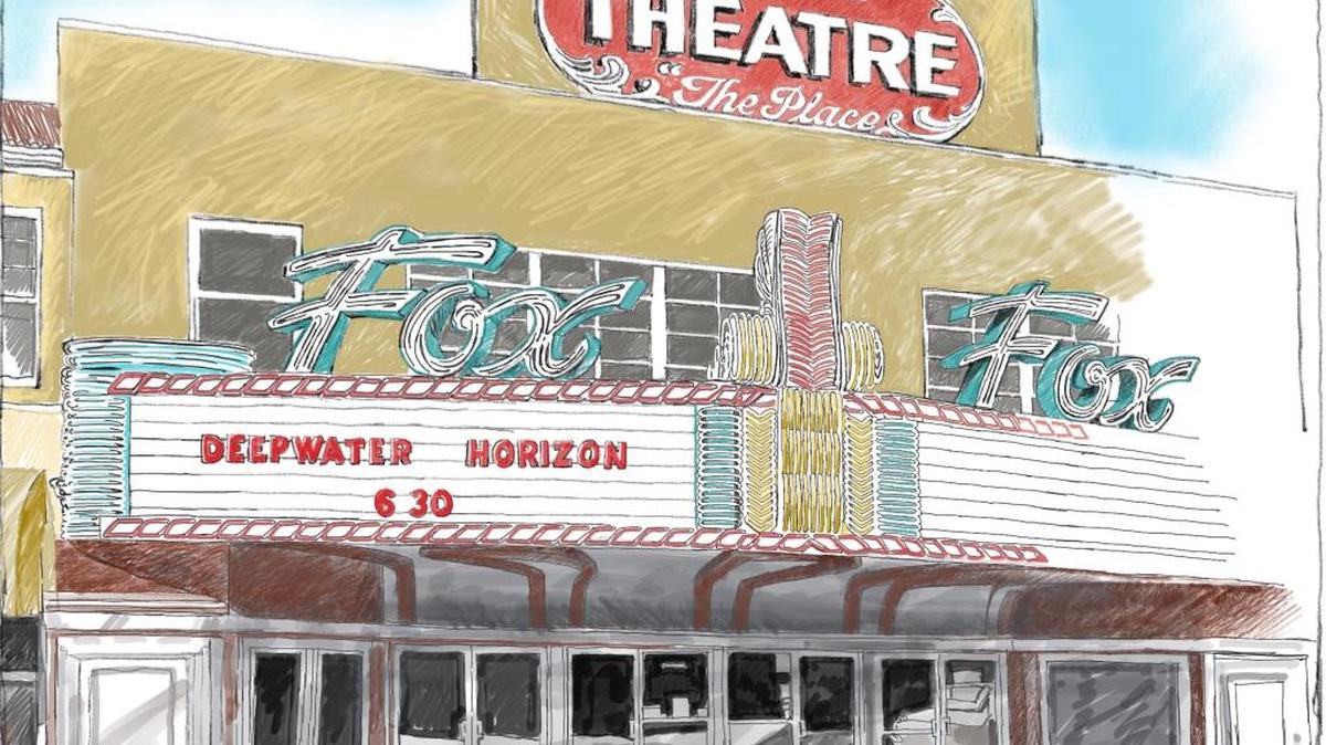 The Fox Theatre in Taft.