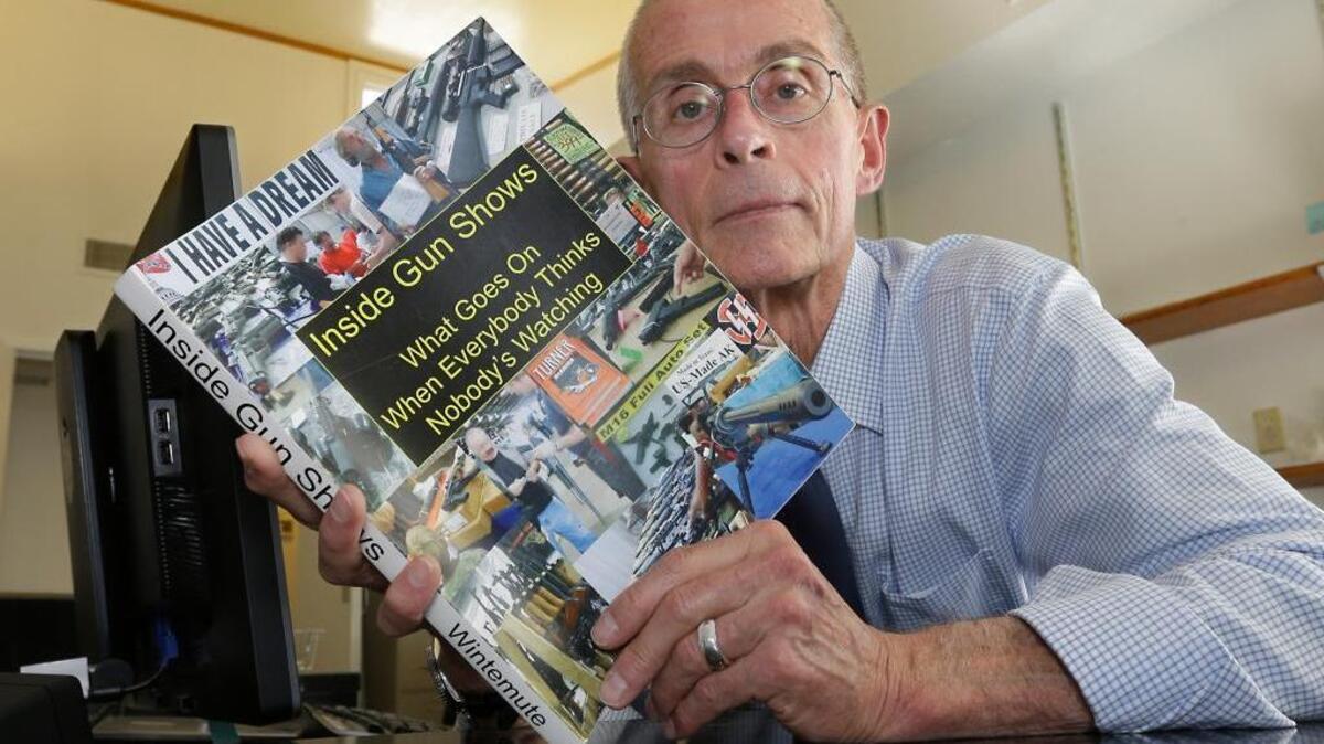 The University of California Firearm Violence Research Center will be under the direction of Garen Wintemute, a UC Davis professor, emergency room physician, researcher and an expert on firearm violence.