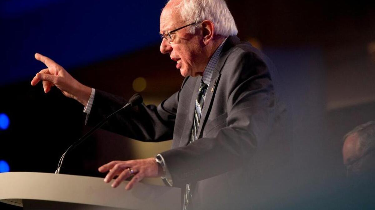 
Democratic presidential candidate Sen. Bernie Sanders.
