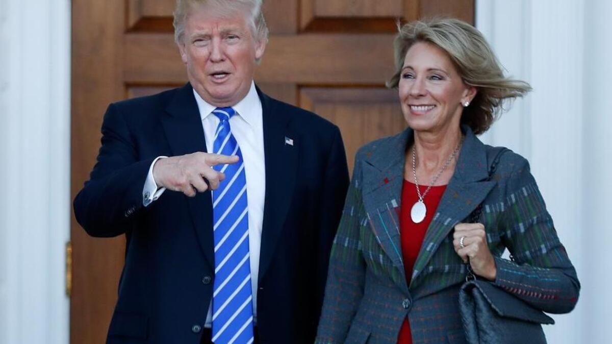 President-elect Donald Trump chose Betsy DeVos, a charter school advocate, as Education secretary in his administration.