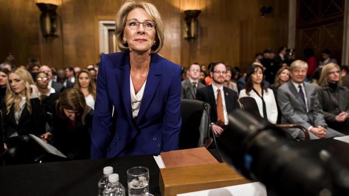 Secretary of Education Betsy DeVos believes school vouchers would save low-income students trapped in underperforming public schools.