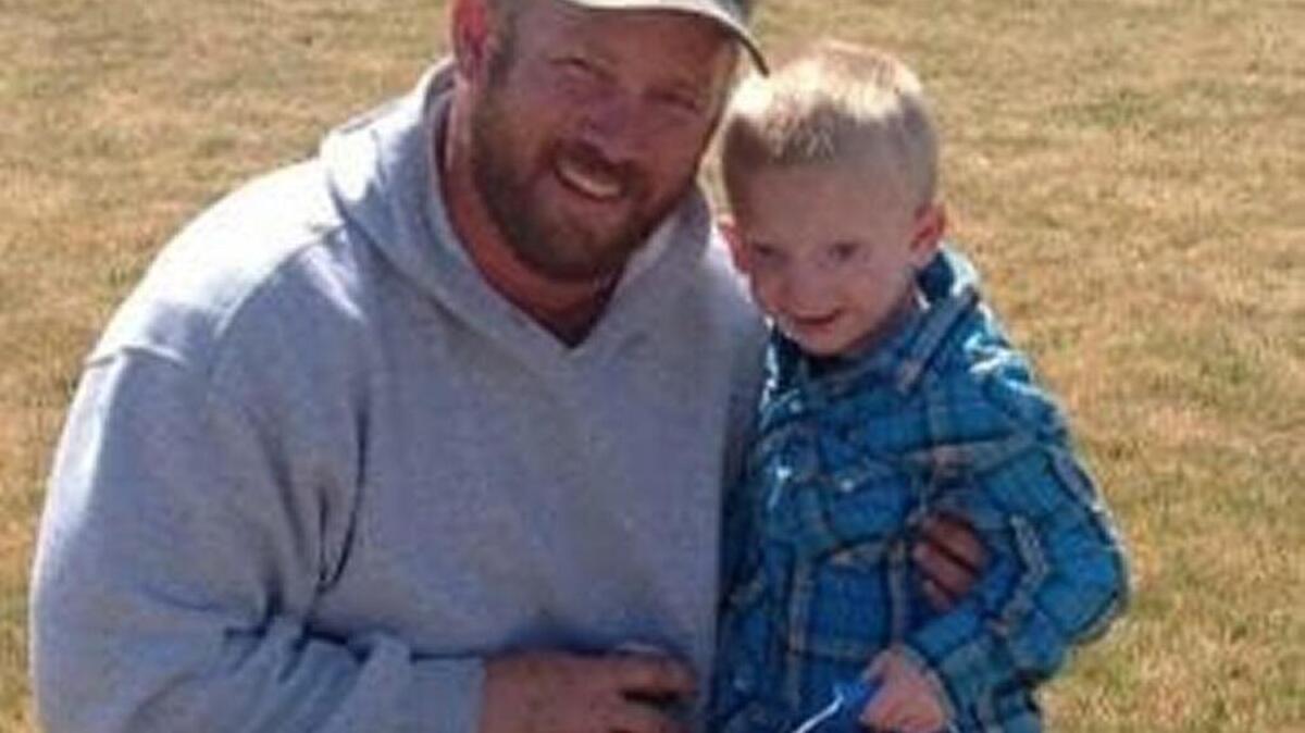 Dan Bezzant and his son, Jackson. Photo: courtesy of Bezzant family.