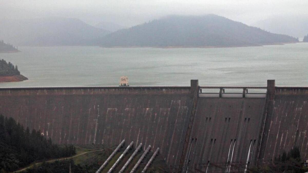 The water level at Lake Shasta rose during the winter months after several years of drought.