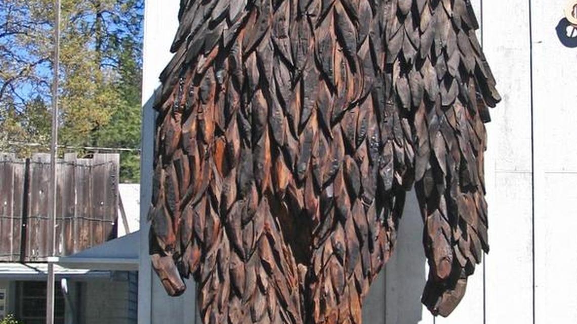 The Bigfoot Museum in Willow Creek, the town where the legend of Bigfoot began in 1958.