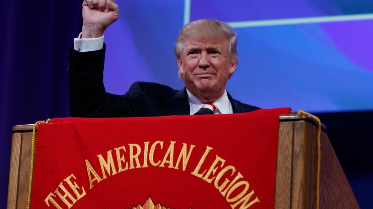 Donald Trump told the American Legion National this month in Cincinnati that he wants schools to teach about “the incredible achievements of America’s history, its institutions and its heroes.”