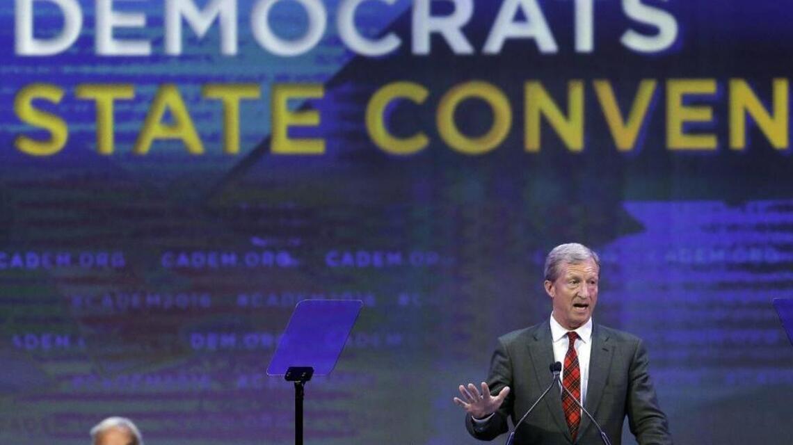 Sure looks like Steyer is running