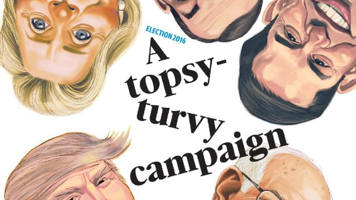 A topsy-turvy campaign