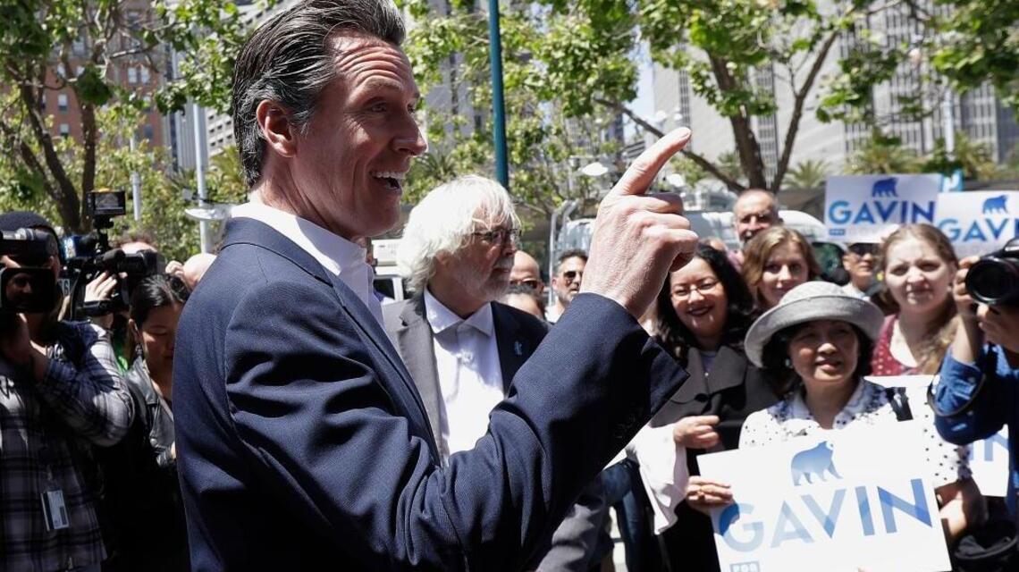 Does Gavin Newsom represent a shift in California Democratic Party?