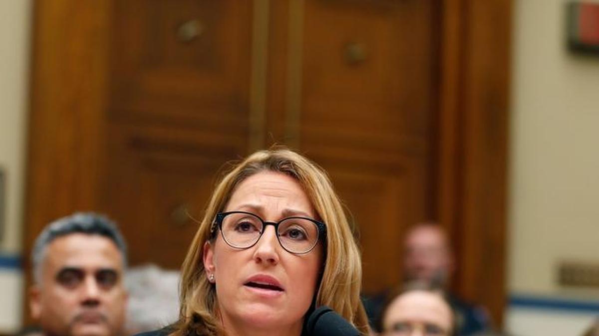 Mylan CEO Heather Bresch testifies on Capitol Hill in Washington, Wednesday, Sept. 21, 2016, before the House Oversight Committee hearing on EpiPen price increases. Bresch defended the cost for life-saving EpiPens, signaling the company has no plans to lower prices despite a public outcry and questions from skeptical lawmakers.