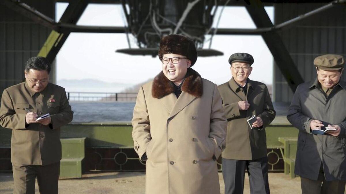 The missile crisis is real and growing in North Korea, led by Kim Jong Un, seen April 9 a missile test center in North Pyongan Province. But the United States is not helpless, writes columnist Charles Krauthammer.