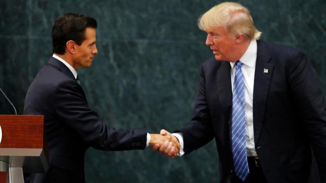 Where will Trump venture for his first state visit?