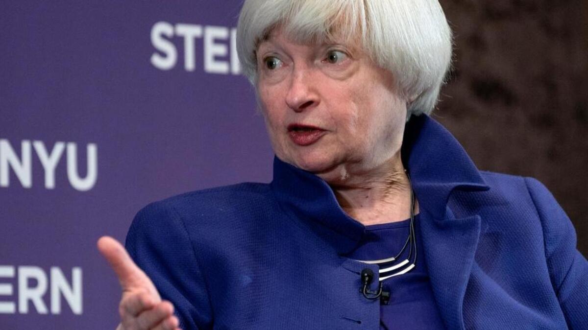 Federal Reserve Chairwoman Janet Yellen speaks at New York University’s Stern School of Business on Nov. 21.