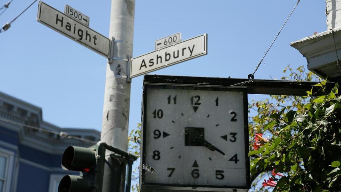 A clock remains stuck at 4:20 on the corner of Haight and Ashbury streets in San Francisco. Fifty years ago, throngs of American youth descended on San Francisco to join a cultural revolution. What did they change?