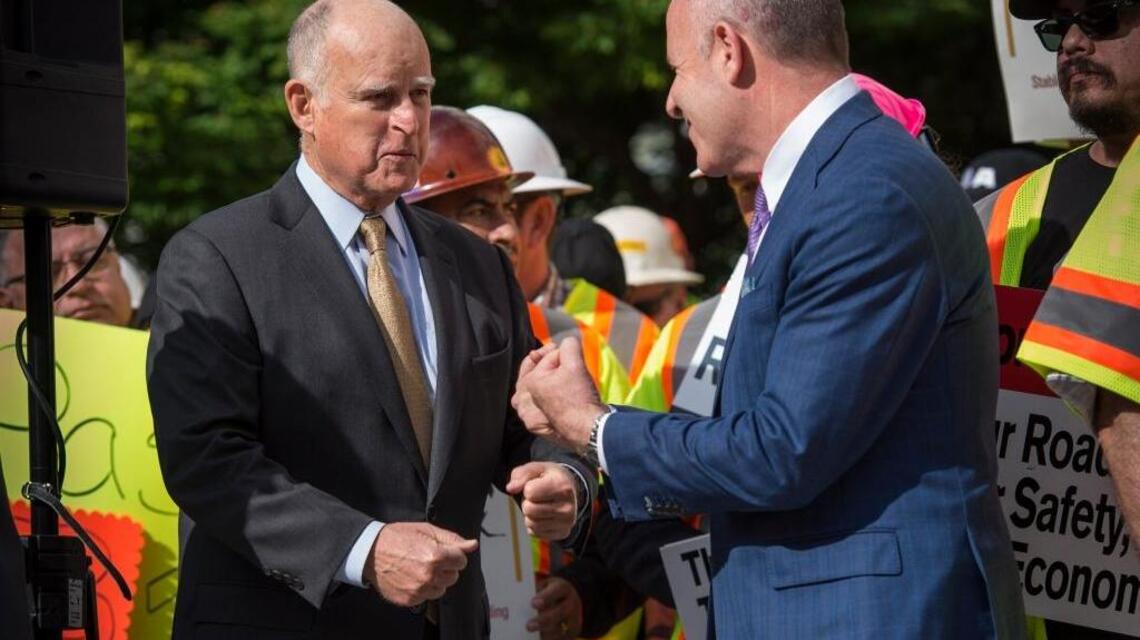 Jerry Brown steps on the gas as he works to line up votes