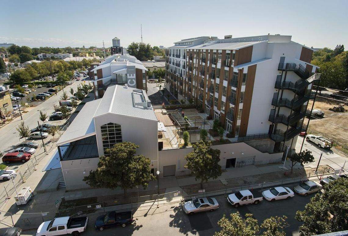 The 142-unit Ice Blocks condominium complex is one of many developments that have sprung up in recent years in Sacramento’s central city, although experts say development hasn’t turned into a bubble.