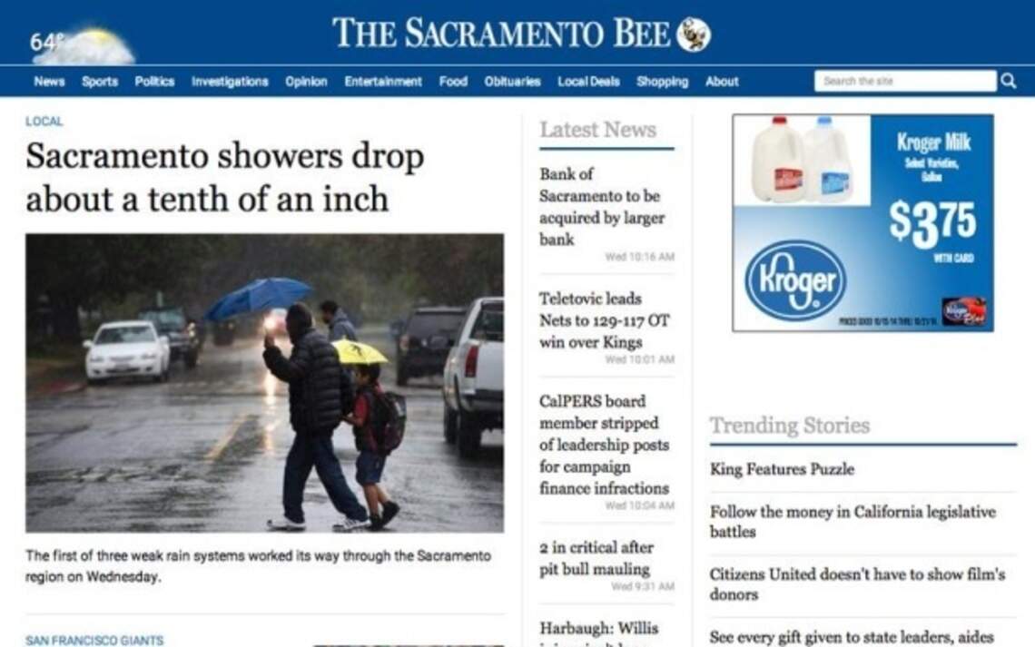 The Bee debuts a redesigned, faster website