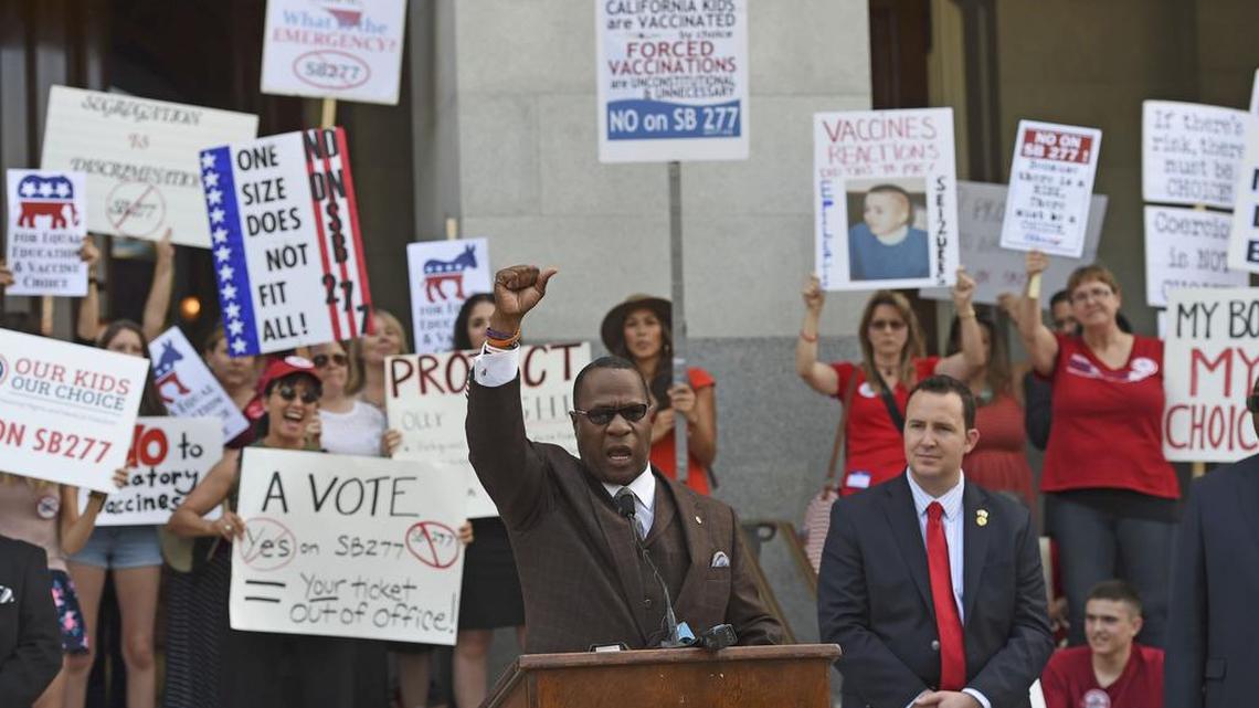 Tony Muhammad, Western regional minister with the Nation of Islam, said at one point that if Senate Bill 277 passed, legislators should be charged with treason.