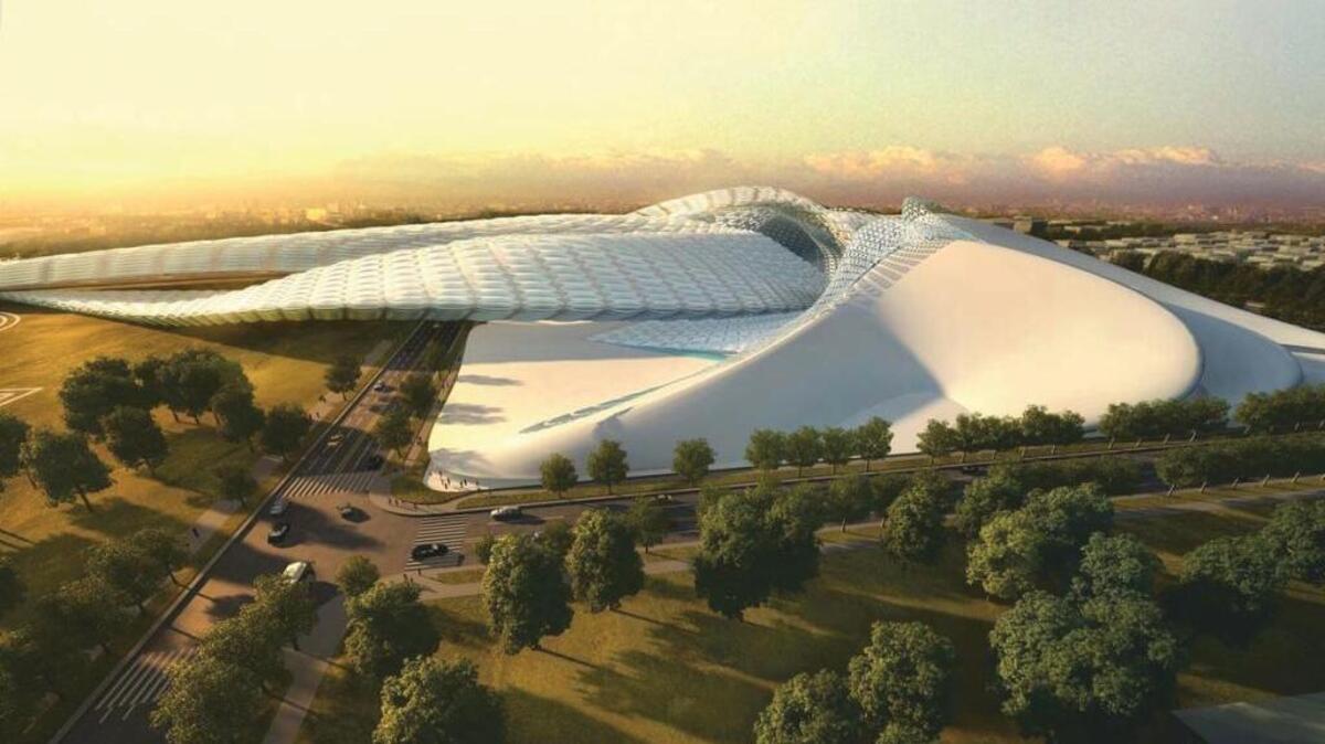 In 2006, London-based architect Zaha Hadid designed a civic center on 78 acres in Elk Grove that would include a library, an aquatic center, soccer fields and a performing arts center.