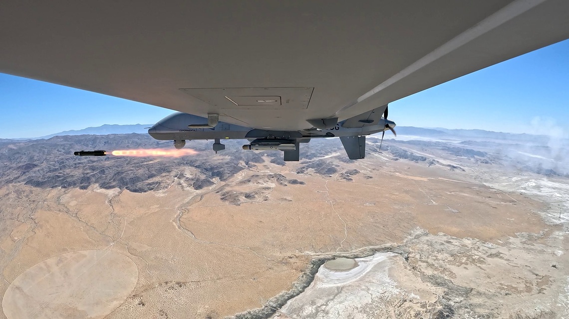 GA-ASI Completes Qualification Testing for UK Protector Weapons 