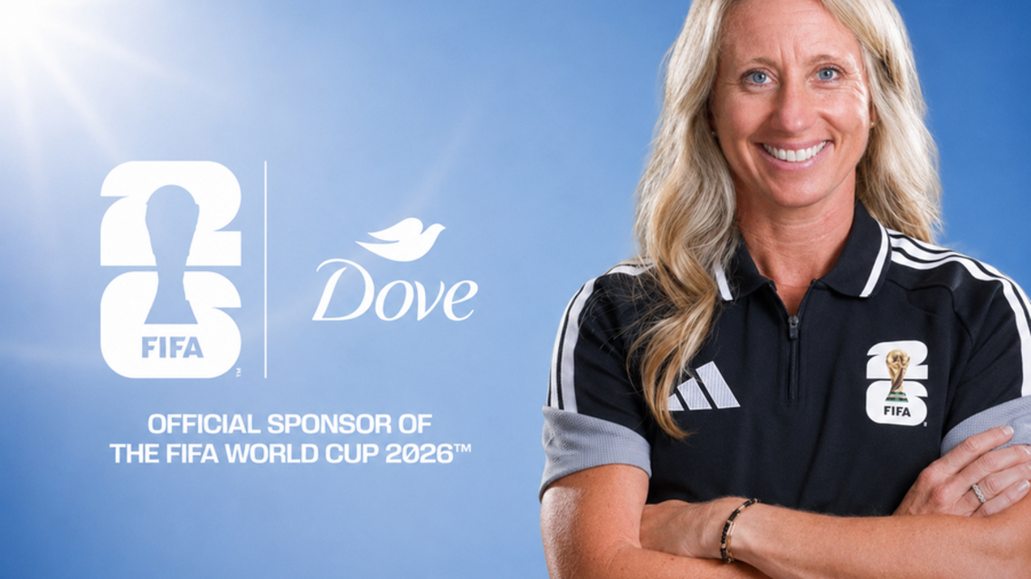 Dove Announces Official Partnership with Tori Penso, the First American Woman Ever Selected to Referee a Men's FIFA World Cup(TM), Inspiring a New Generation to Play with Confidence and Joy 
