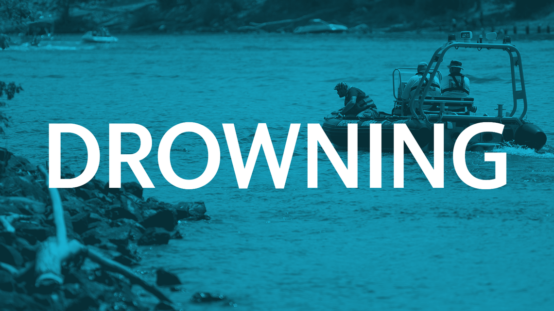 Drowning incident depicts emergency personnel in boats on water