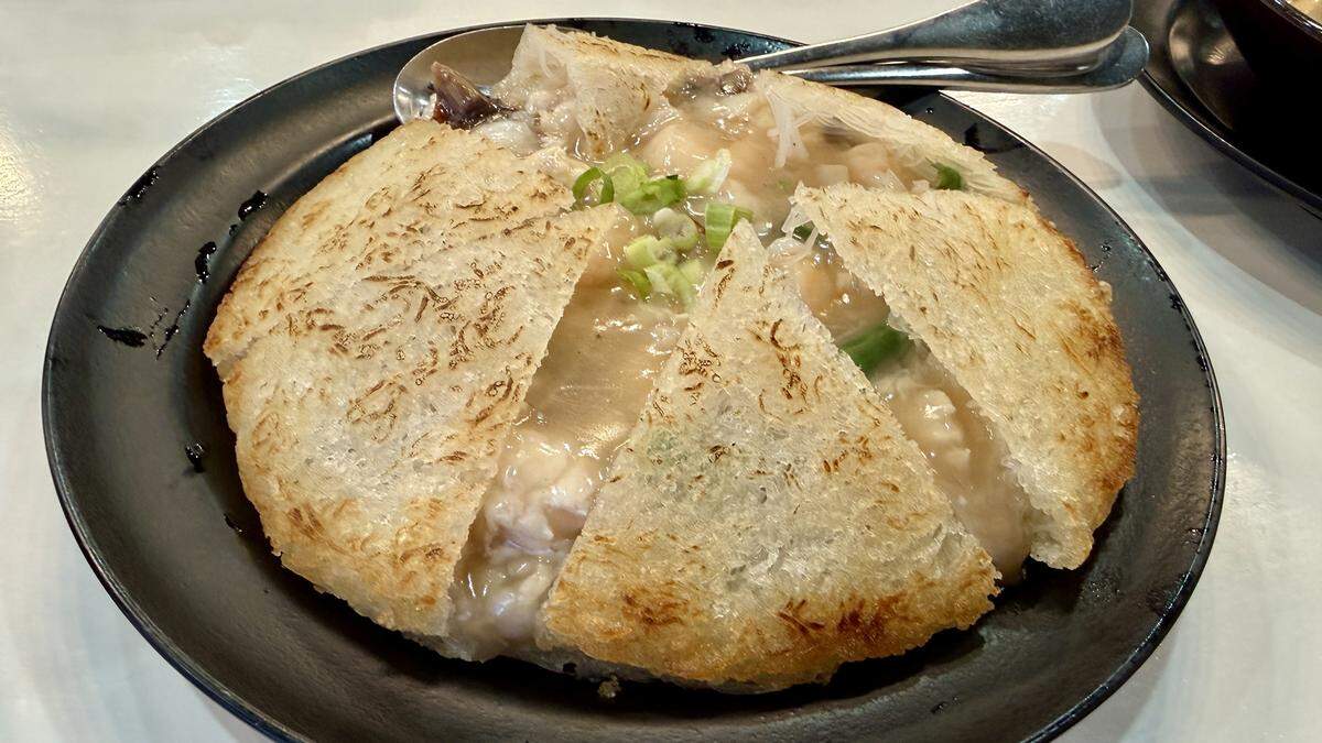 A dish of Fujian pan-fried noodles with shrimp was served at Taste of Original at 4940 Freeport Blvd. on Thursday, May 7.