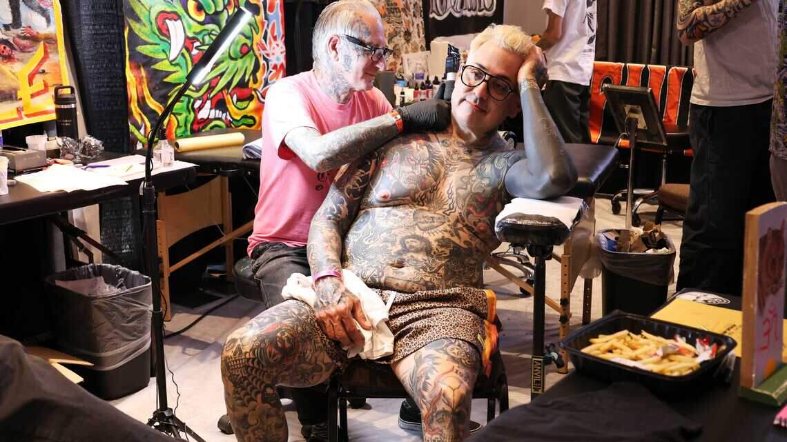 New ink, old engines: Sacramento tattoo & car show draws visitors from near and far