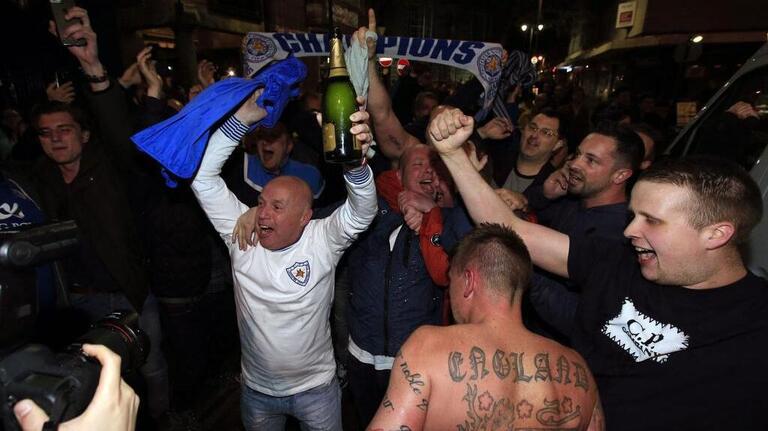 Leicester celebrates its improbable Premier League title