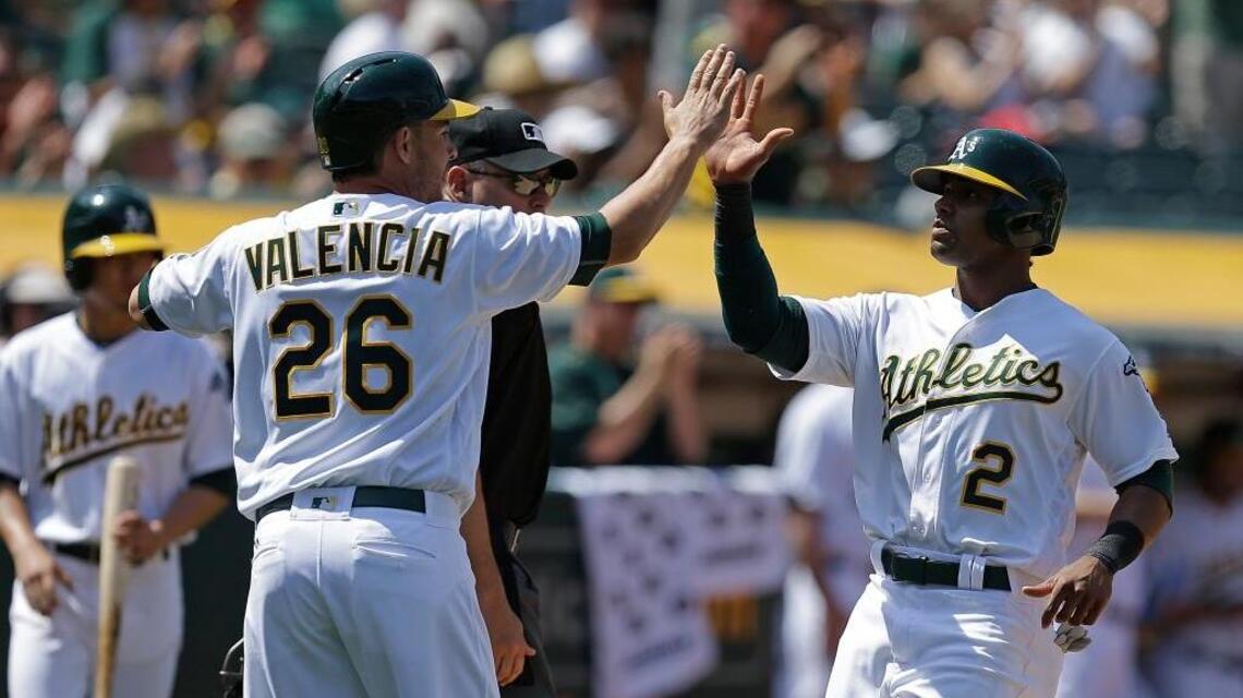 Danny Valencia thriving in middle of A’s lineup