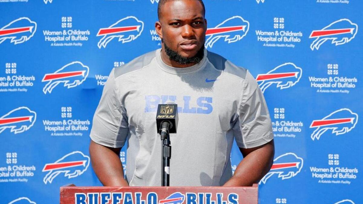 
Former Jets linebacker Ikemefuna Enemkpali was released by the Jets – and subsequently signed by the Bills – after he punched quarterback Geno Smith and broke his jaw in a dispute over owed money.
