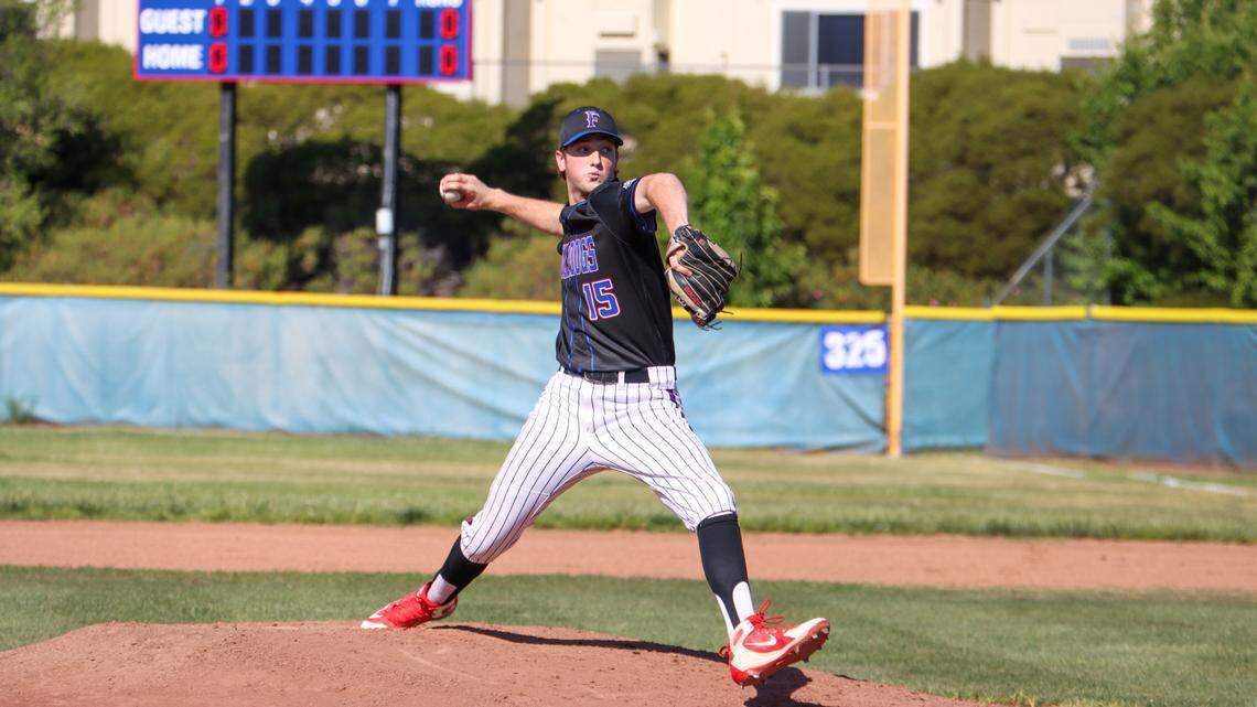 Folsom’s Tyson DeWall pitched 6 2/3 innings and struck out 10 in the 7-6 win over Oak Ridge.