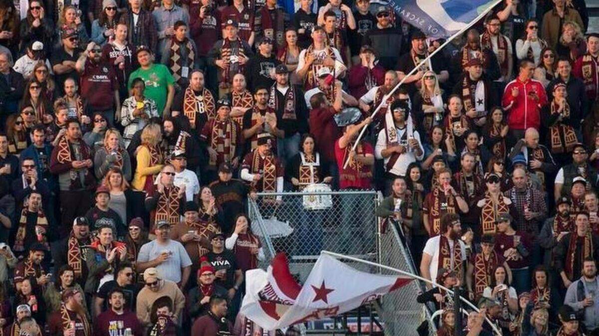 Crowds such as this one of 9,000 fans at Bonney Field helped Sacramento Republic FC set a new attendance record for the United Soccer League.

