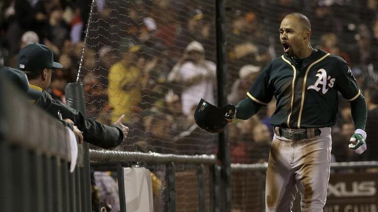 A look at the A's win over the Giants in the Bay Bridge Series