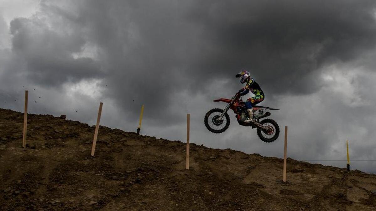 Ryan Dungey practices before the Hangtown Motocross Classic on May 14, 2015, at the Prairie City State Vehicular Recreation Area in Rancho Cordova. Dungey, a three-time 450cc champion, announced his retirement this week shortly after capturing his fourth Supercross championship.