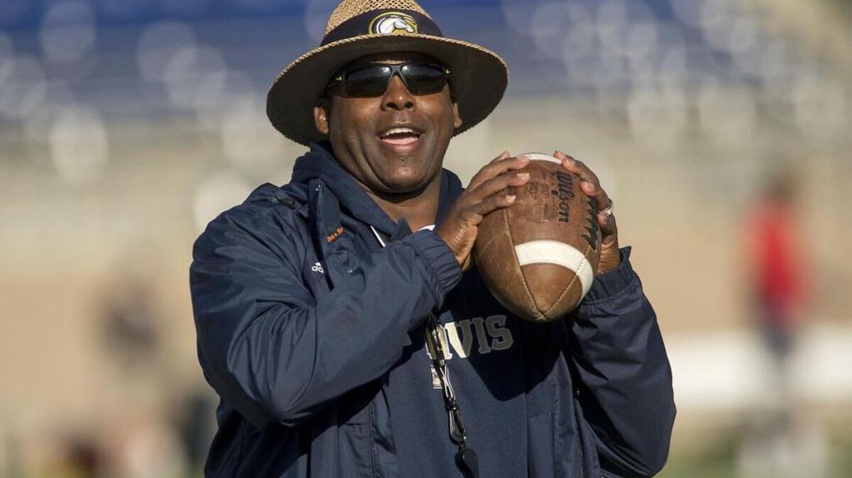 
Aggies head coach Ron Gould during a practice at UC Davis in Davis on April 17, 2015.
