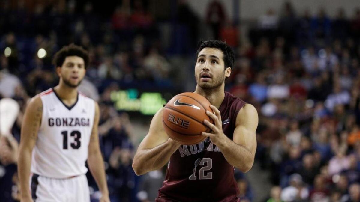 Montana’s Martin Breunig (12) is fourth in scoring (18.5) and third in rebounding (9.0) in the Big Sky Conference, and his 63.4 shooting percentage is No. 12 nationally in Division I.