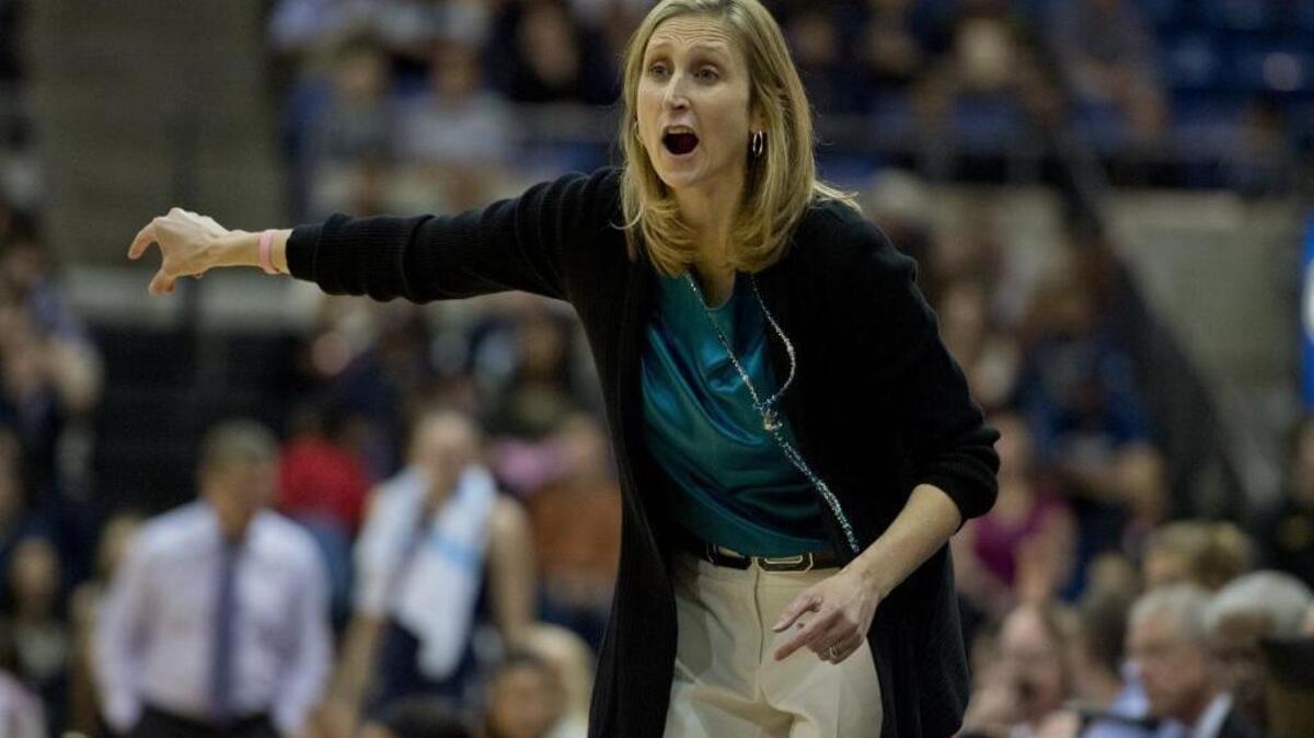 UC Davis Aggies head coach Jennifer Gross led her team to the top of the Big West Conference standings and has been recognized as the conference’s top coach for the 2016-17 season.