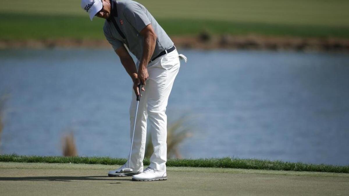 Roseville’s Pete Brown may not be able to teach you how to putt like Adam Scott, shown here at the Honda Classic golf tournament, Saturday, Feb. 27, 2016, in Palm Beach Gardens, Fla. But Brown may be able to teach you how to read putts like the Australian.