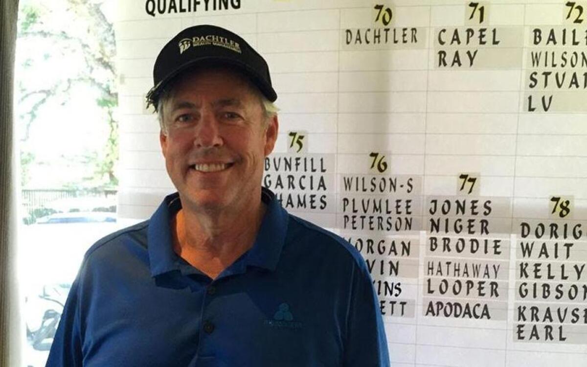 Folsom amateur Dennis Dachtler, 58, qualifies for the U.S. Senior Open with a 2-under-par 70 round at Rancho Murieta earlier this month.