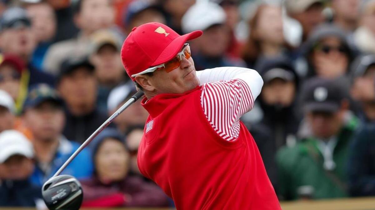 Zach Johnson of the United States, shown Oct. 11, 2015 at the Presidents Cup in Incheon, South Korea, was among eight players who signed to play PXG golf clubs this year. PXG is owned by GoDaddy founder Bob Parsons, who thinks there is a market for clubs that cost about $5,000 for a full set.