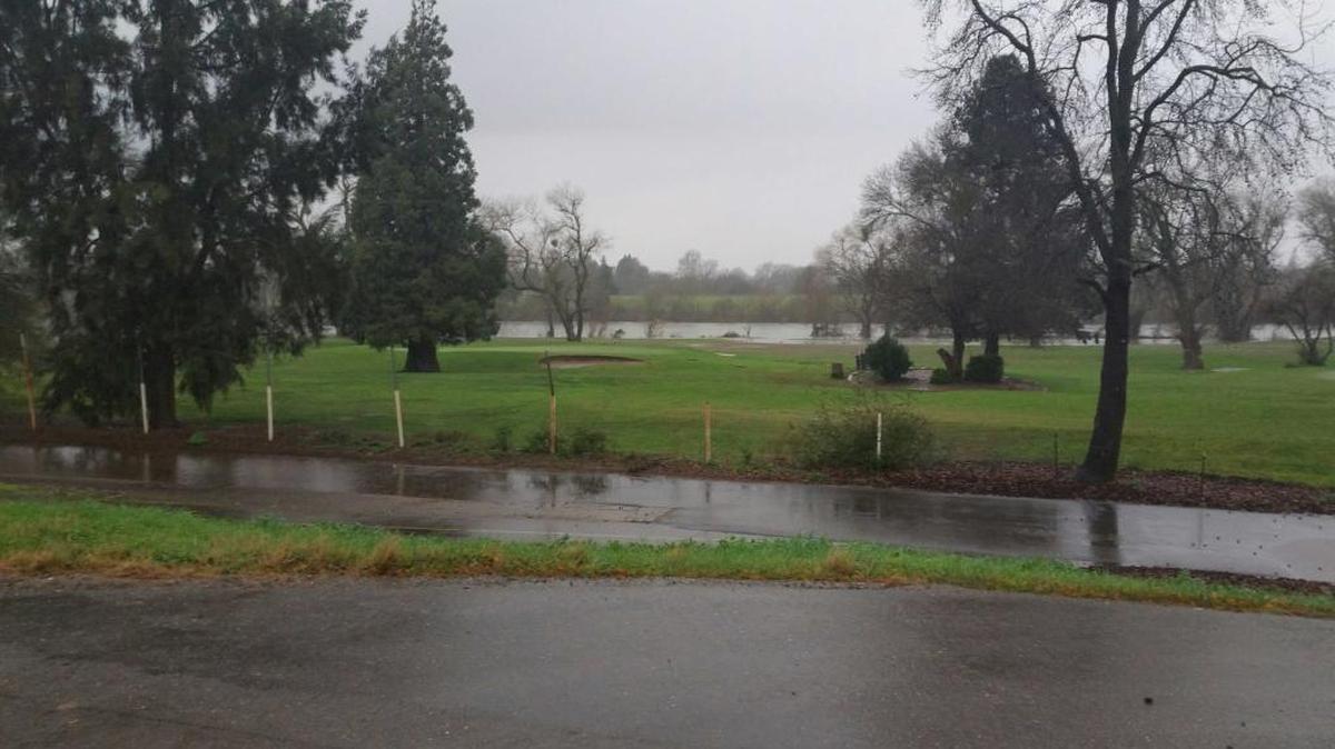 The recent rain has Campus Commons Golf Course is under water again. The course was scheduled to reopen this weekend after being closed for a month.