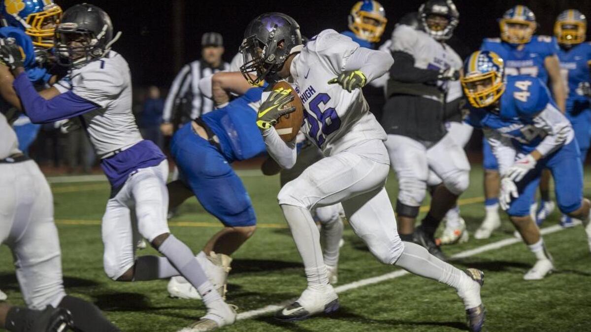 Sacramento High senior Javon Felton (26) is on the South roster for the 61st Optimist All-Star Football Classic on Saturday, Jan. 19, at Sacramento State. Felton was a big-time running back who also produced on defense and special teams for the Dragons.