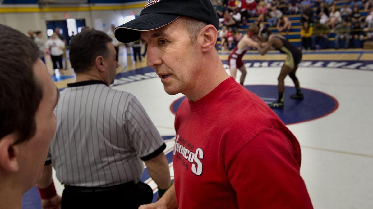 Mike Lee recently recorded his 300th dual-match victory as wrestling coach at Bella Vista High School. The program celebrated the achievement last week during a home match against Ponderosa on senior night.