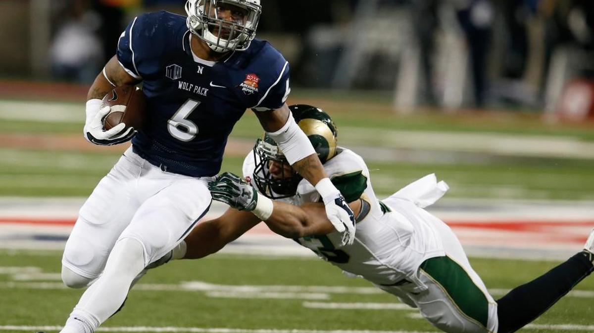 Nevada running back Don Jackson heads downfield during the Arizona Bowl game against Colorado State on Tuesday, Dec. 29, 2015, in Tucson, Ariz. Jackson, a Laguna Creek High School graduate, signed with the Green Bay Packers as an undrafted rookie free agent.